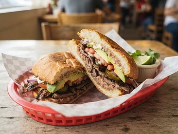 Carne Asada Super Torta at El Alex
