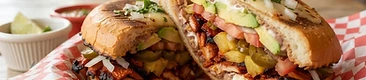 Al Pastor Super Torta at El Alex