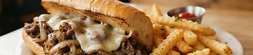 Philly Steak Sandwich at El Alex