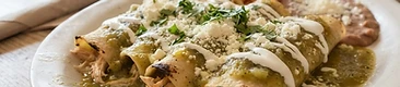 4 Enchiladas Verdes at El Alex