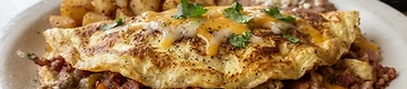 Meat Lovers Omelette at El Alex