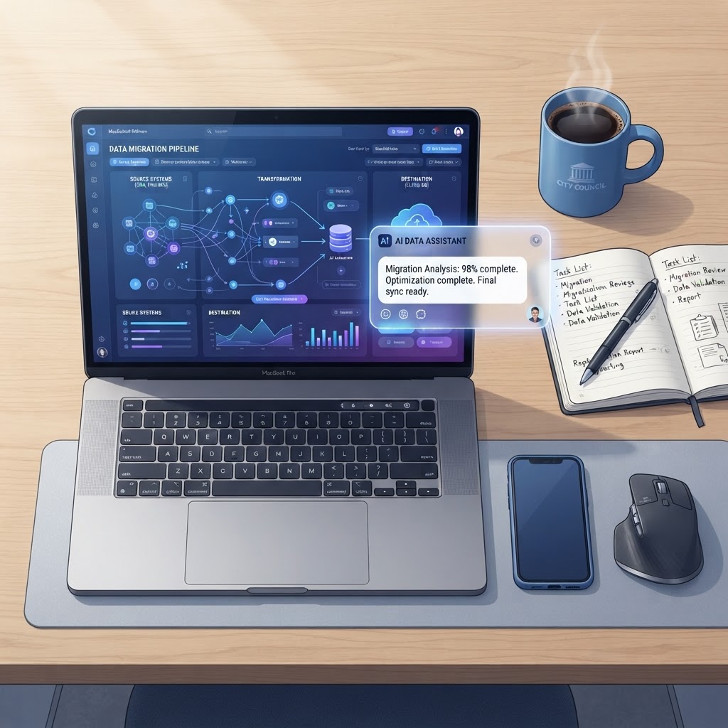 MapFlow sovereign AI data migration workspace