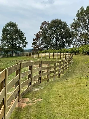 Post & Rail Along the Ridge