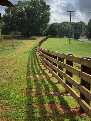 Four-Rail with Capped Posts