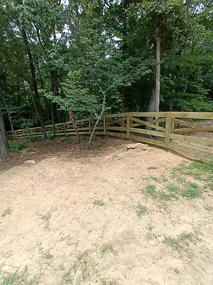 X-Brace Rail with Wire Mesh