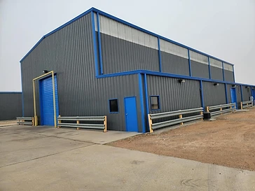 Painted metal commercial building exterior, commercial exterior painting in Odessa, TX