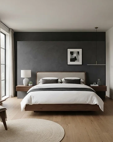 Bright living room with freshly painted walls, residential interior painting