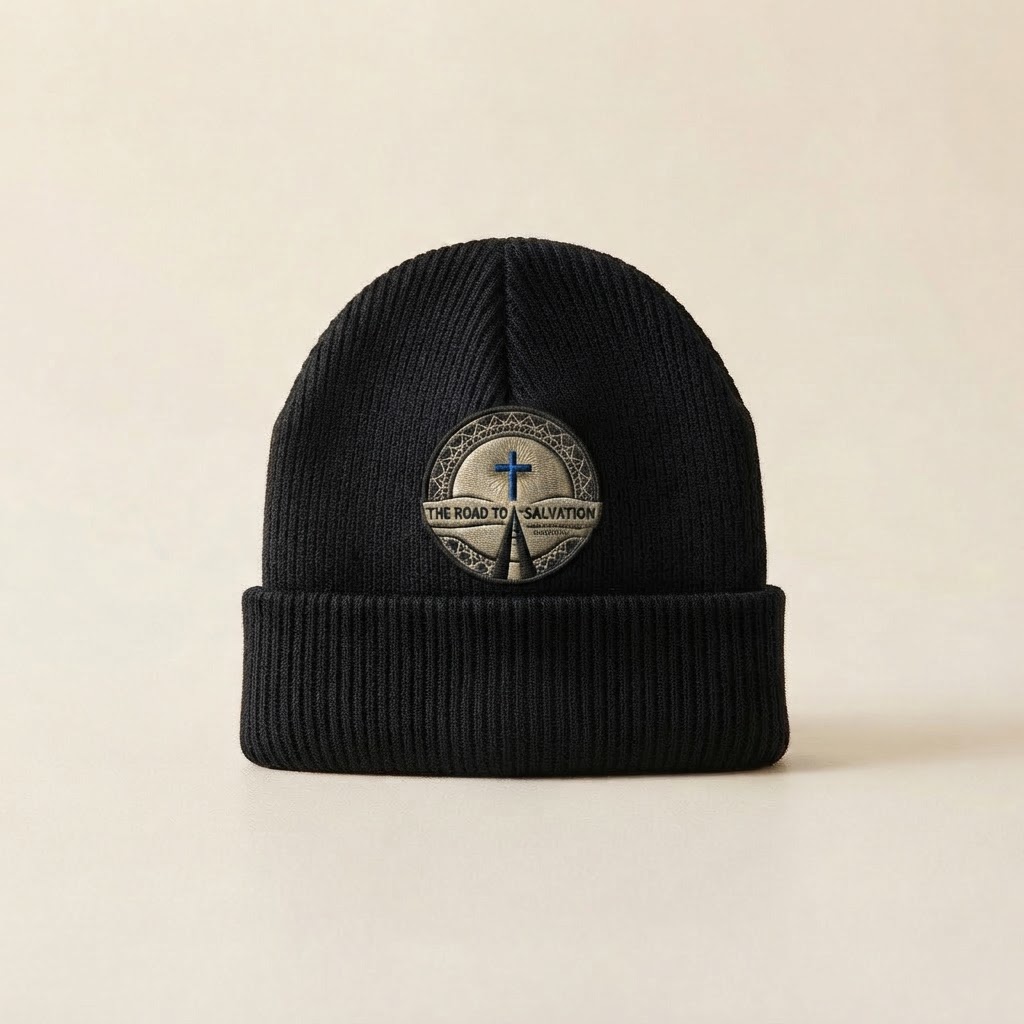 The Beanie with the The Road To Salvation seal