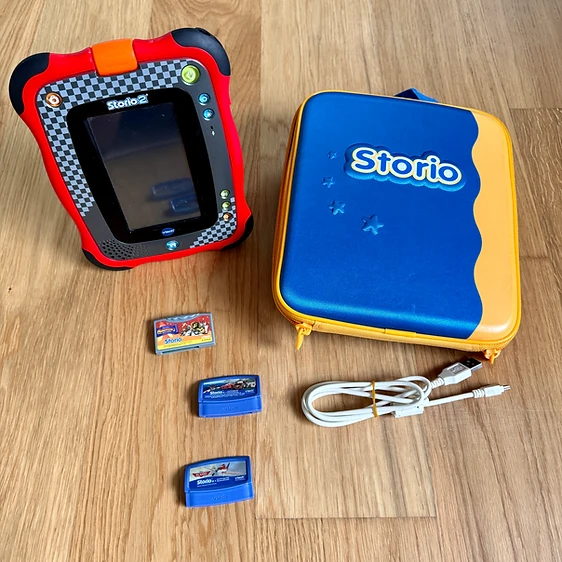 VTech Storio 2 Lerntablet mit Tasche und Spielen – Bild 1