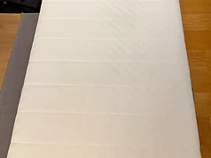 Schaummatratze, mittelfest/weiß, 90x200 cm