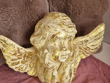 Dekorations Engel (goldfarben)