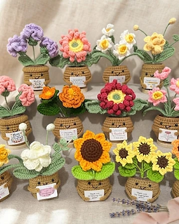 Forever Flower — Crochet Pocket Hug
