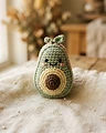 Crochet Pocket Hug — Avocado