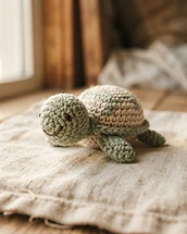 Crochet Pocket Hug — Turtle