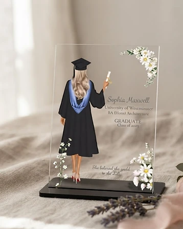 She Believed She Could — Graduation Plaque