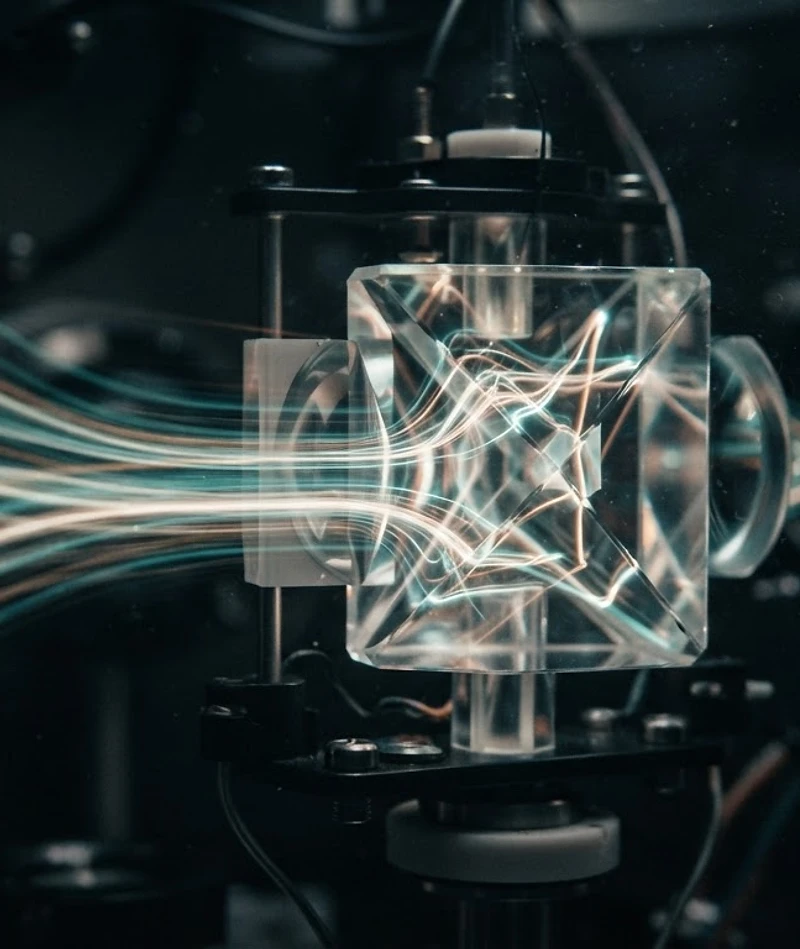 Abstract high-tech signal grid representing robocall defense