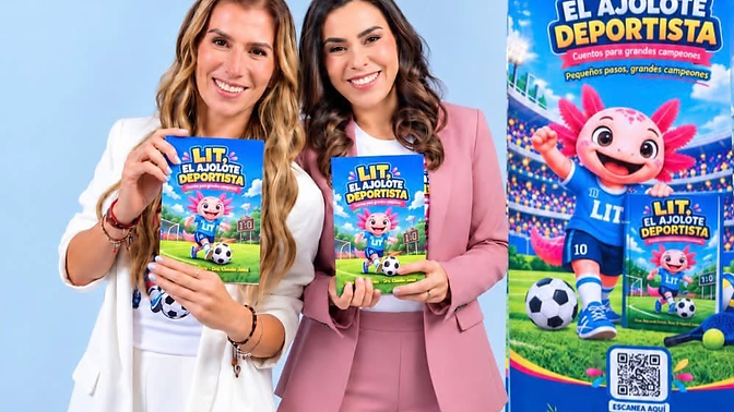 Lit, el ajolote deportista: una historia que nació del amor, la amistad y el deporte