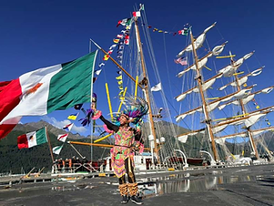 El Buque Escuela Cuauhtémoc llega a Seward, Alaska: México navega llevando cultura, tradición y amistad