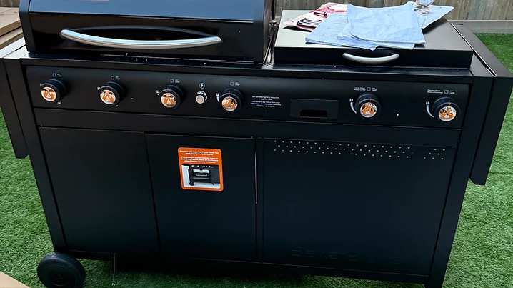 Baker Stone bbq installed in Burlington by Premier Assembly