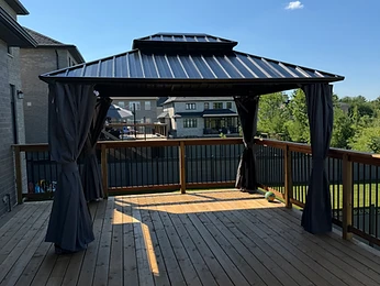 Purple Leaf 10×12 Gazebo Installation in Kitchener
