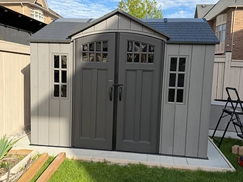 Lifetime 10×8 Storage Shed Installation in Kitchener