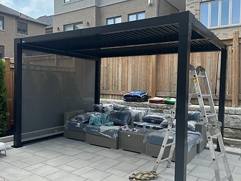 Sojag AUSTA 10×13 Pergola Installation in Vaughan