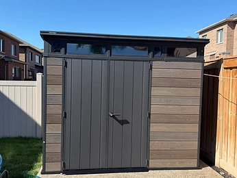 Keter Pent 9×7 Shed Installation in Markham