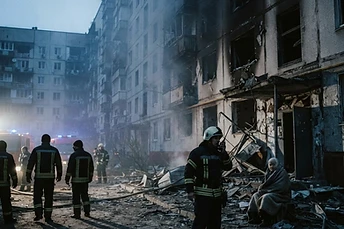 Escalation in Kyiv as Russian Missile Strikes Target Residential Infrastructure — Ukraine trending news