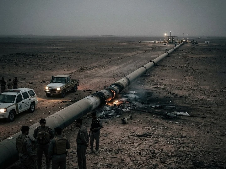 East-West Oil Pipeline Halts After Drone Strike — Saudi crude pipeline trending news