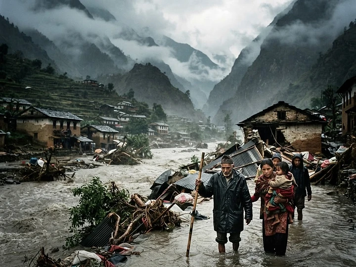 Nepal-China Floods Cause Widespread Damage — Nepal-China floods trending news
