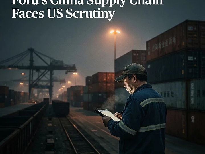 Ford's China Supply Chain Faces US Scrutiny — Ford China ties trending news