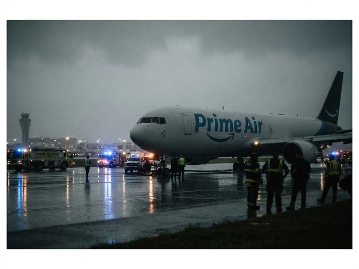 Amazon Cargo Jet Runway Incident in Miami — Amazon plane crash trending news