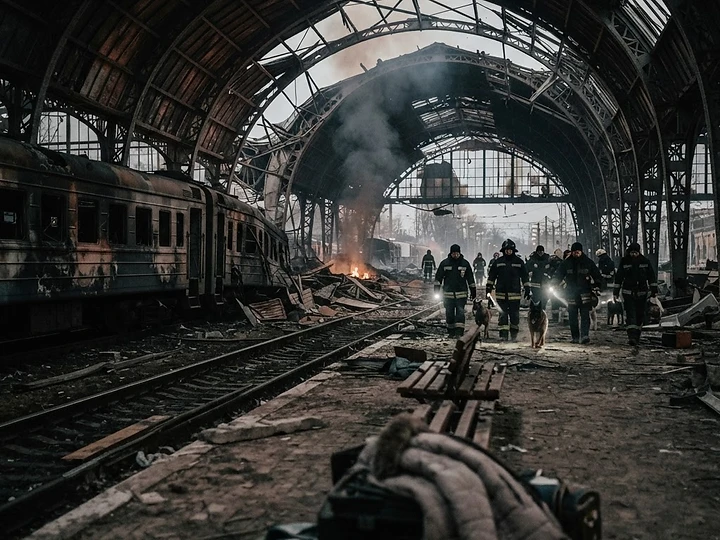 Russian Strike on Dnipro Railway Station — Dnipro railway strike trending news