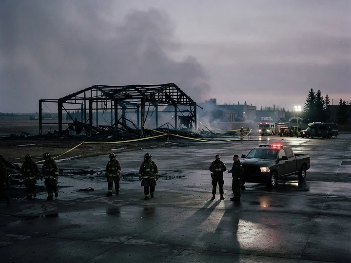 Alberta Military Base Fire Under Investigation — Alberta military base fire trending news
