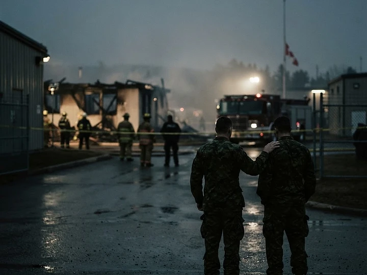 Canadian Military Base Fire Kills Four — Canadian military base fire trending news