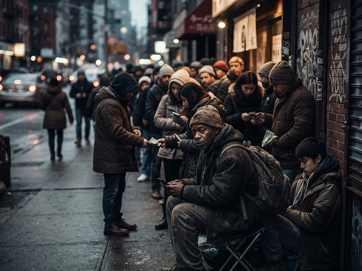 TikTok Viral Food Lines Spark Paid Sitter Economy — Line sitting trend trending news