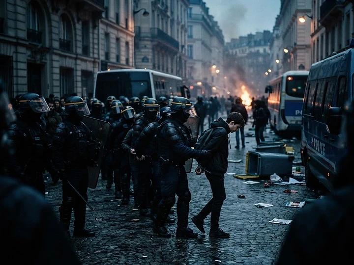 France Arrests 1,000 Amid Protests — France protests trending news