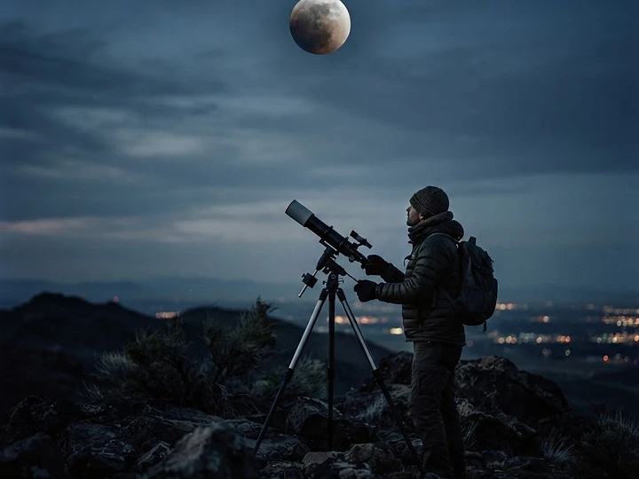 Partial Lunar Eclipse Approaches — partial lunar eclipse trending news