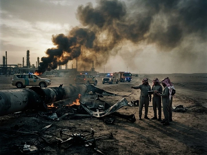 Drone Strikes Halt Saudi East-West Crude Pipeline — Saudi Arabia pipeline drone strike trending news
