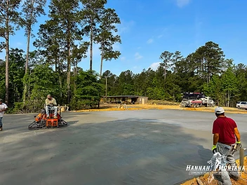 Camp Choyeh Pickleball Court Concrete Installation photo 10