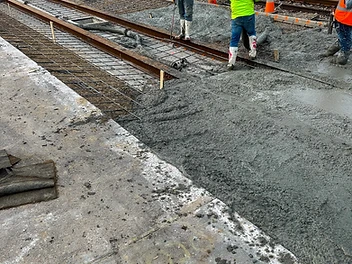 Railroad Concrete Installation