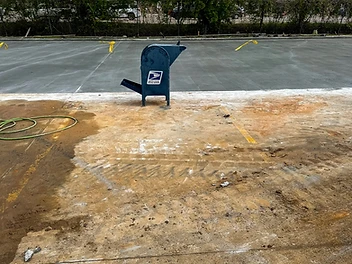 Livingston Post Office — Concrete Installation