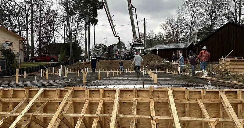 Residential Home Slab Installation