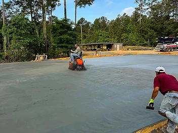 Camp Choyeh Pickleball Court Concrete Installation photo 9