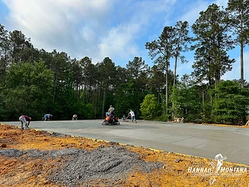 Camp Choyeh Pickleball Court Concrete Installation
