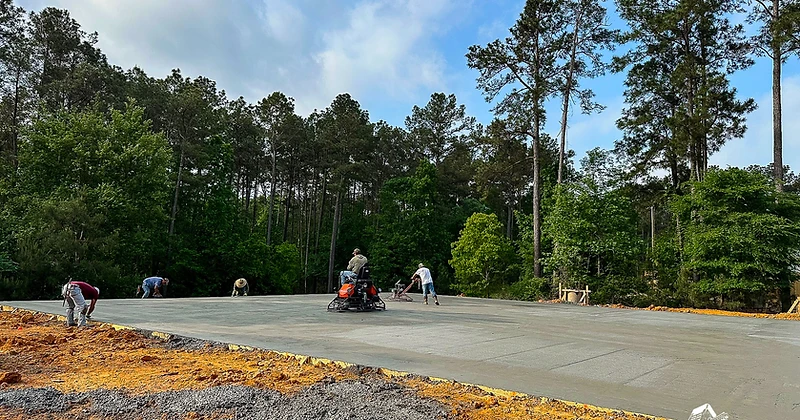 Camp Choyeh Pickleball Court Concrete Installation