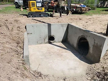 Concrete Headwalls & Drainage Installation — Lake Livingston Area photo 2