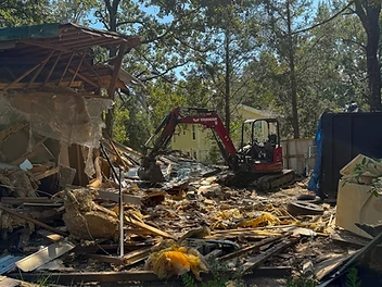 Residential House Demolition — Livingston, TX