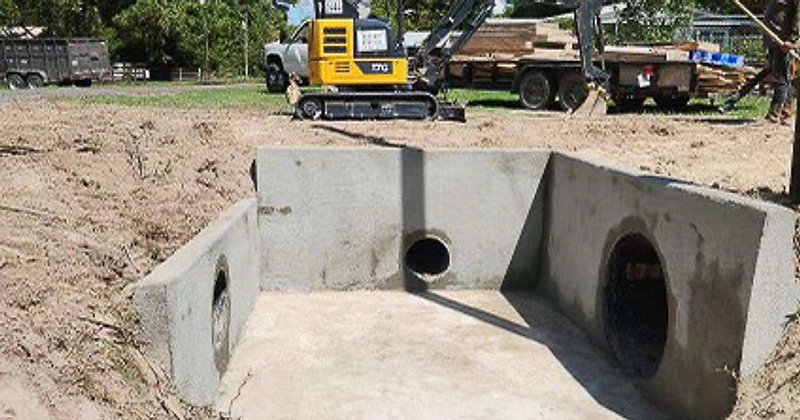 Concrete Headwalls & Drainage Installation — Lake Livingston Area