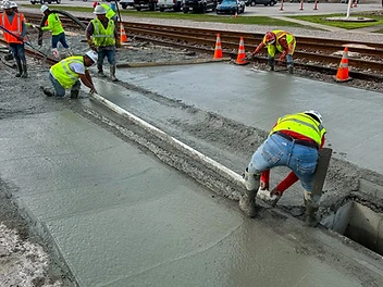 Railroad Concrete Installation photo 2